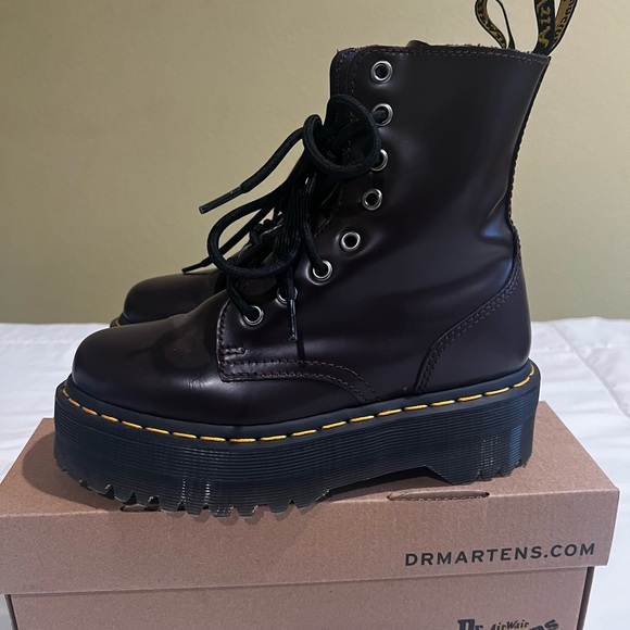 Dr. Martens Jadon Platform Plum Color - Picture 1 of 7